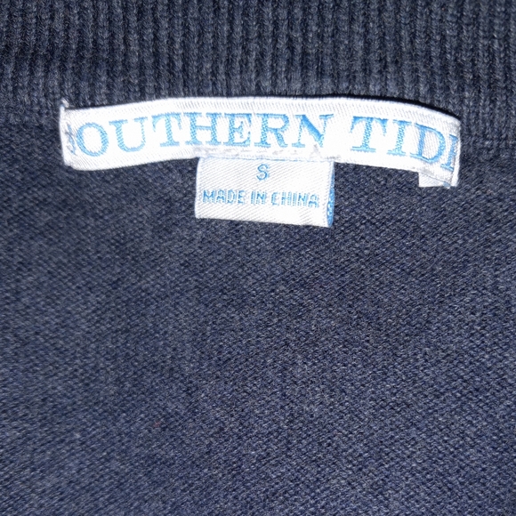 Men's Southern Tide Sweater V-Neck Sz Sm - Picture 3 of 5